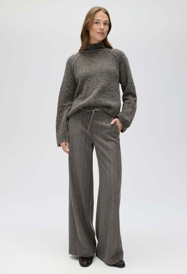 Melane Herringbone Trousers – Pamela Scott