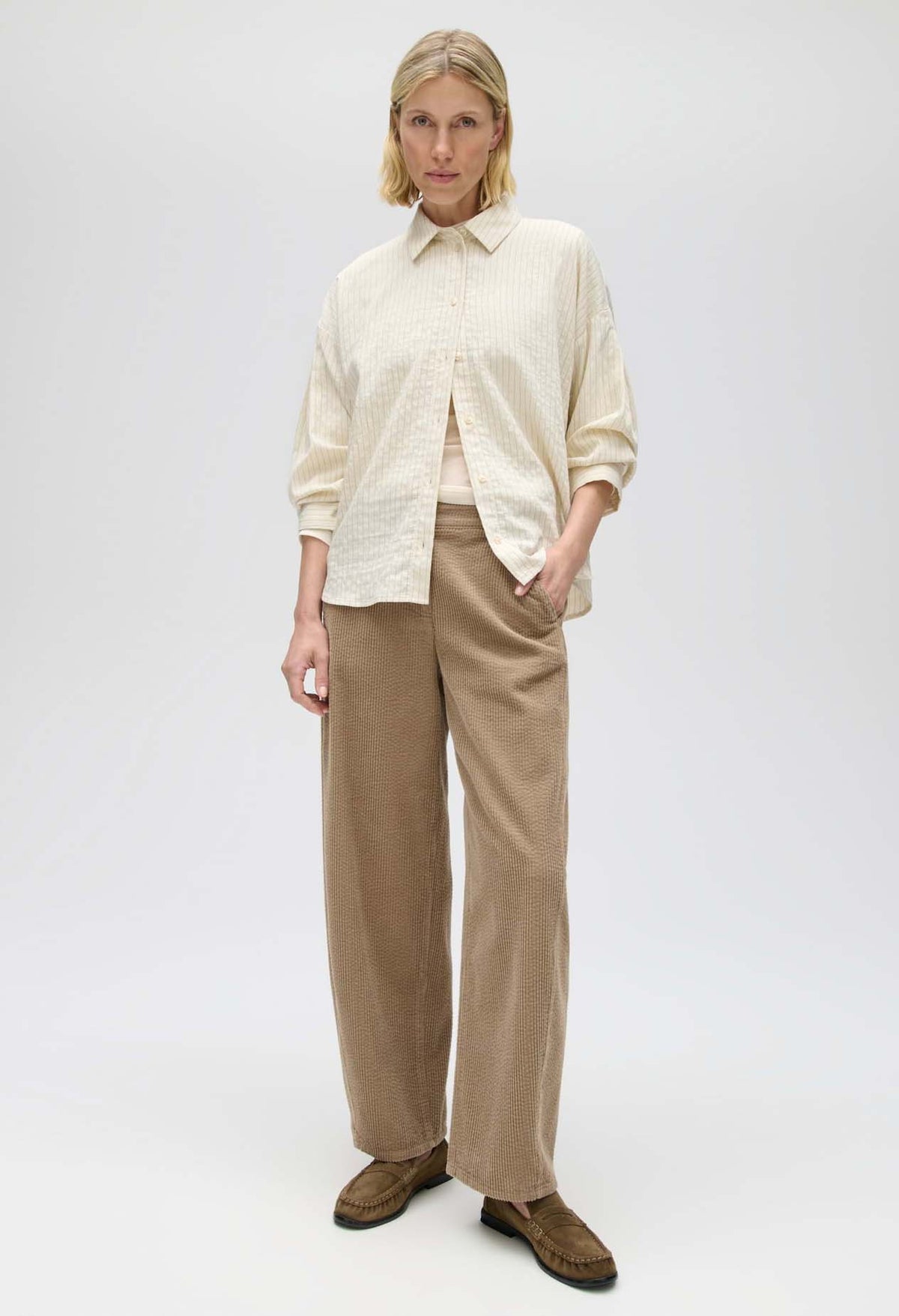 Myha Softness Barrel Fit Pants – Pamela Scott