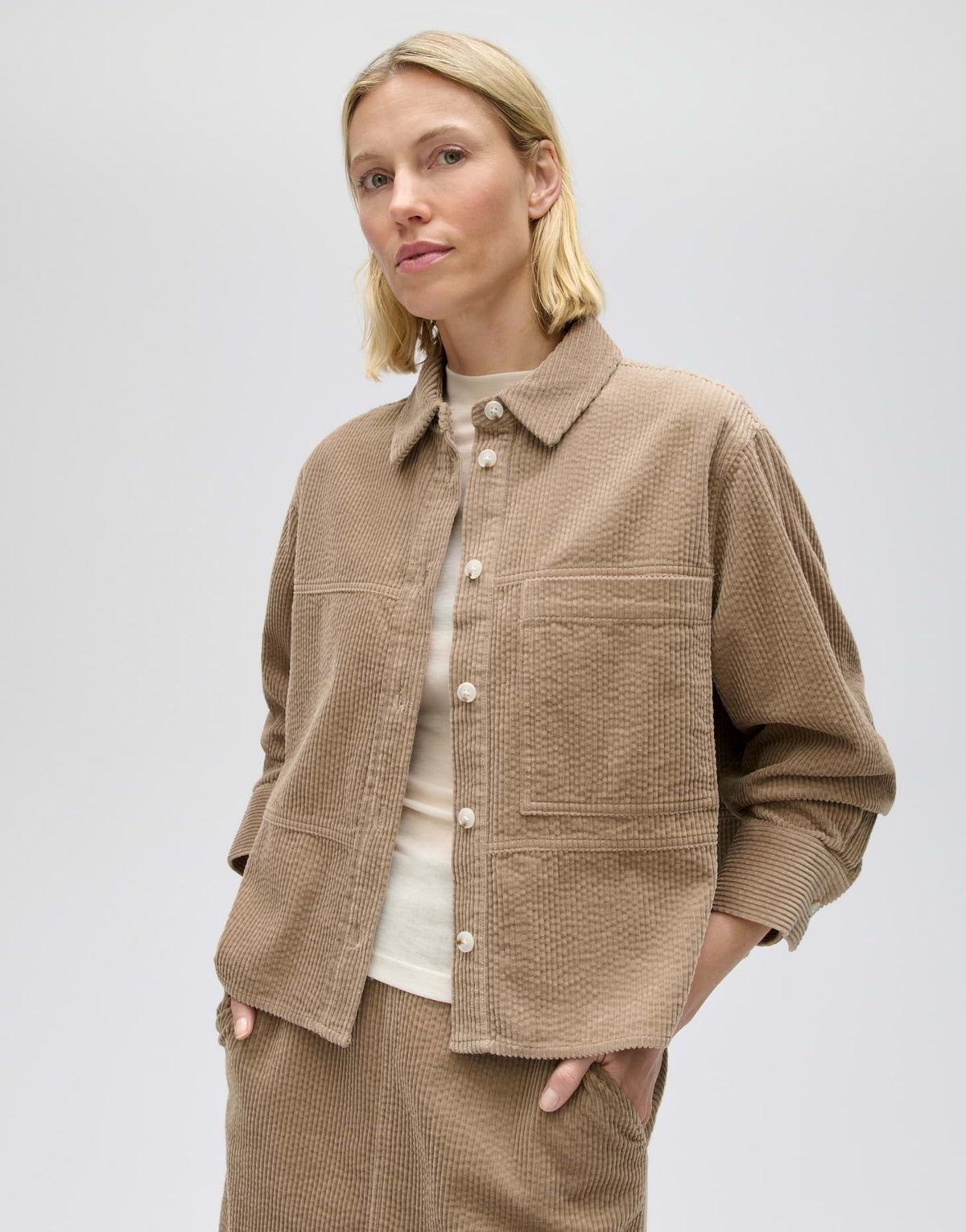 Myha Softness Loose Fit Corduroy Blouse