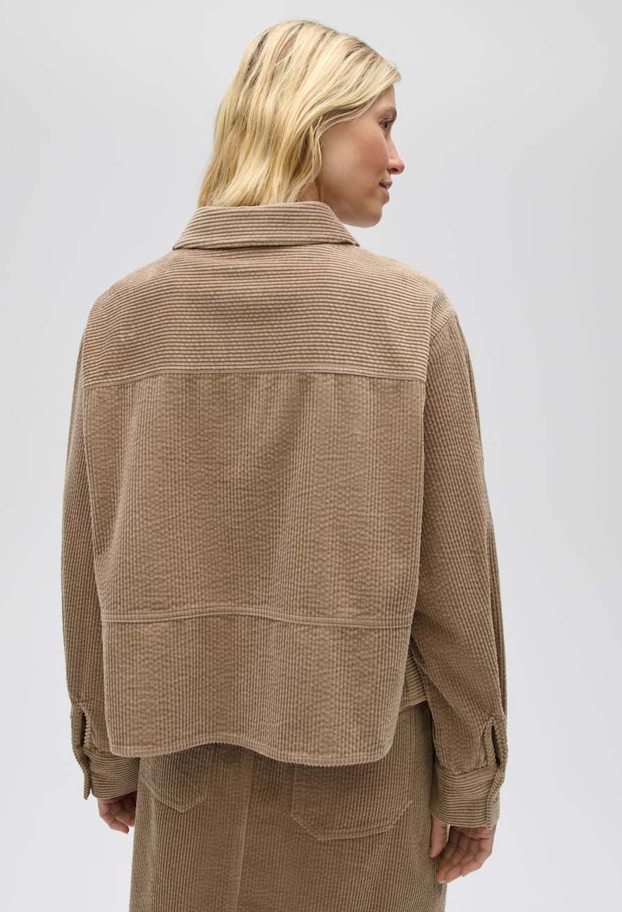 Myha Softness Loose Fit Corduroy Blouse, view 2 – Pamela Scott