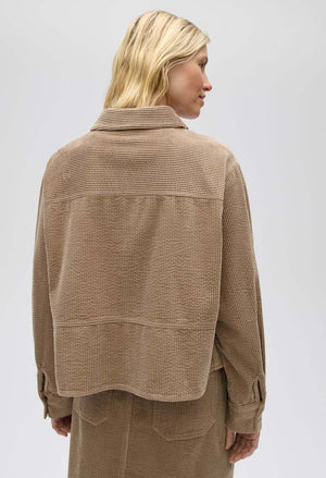 Myha Softness Loose Fit Corduroy Blouse, view 2 – Pamela Scott