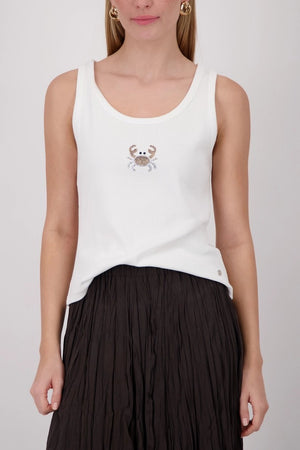 Rhinestone Crab Top