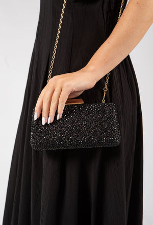 Water Drop Diamante Clutch