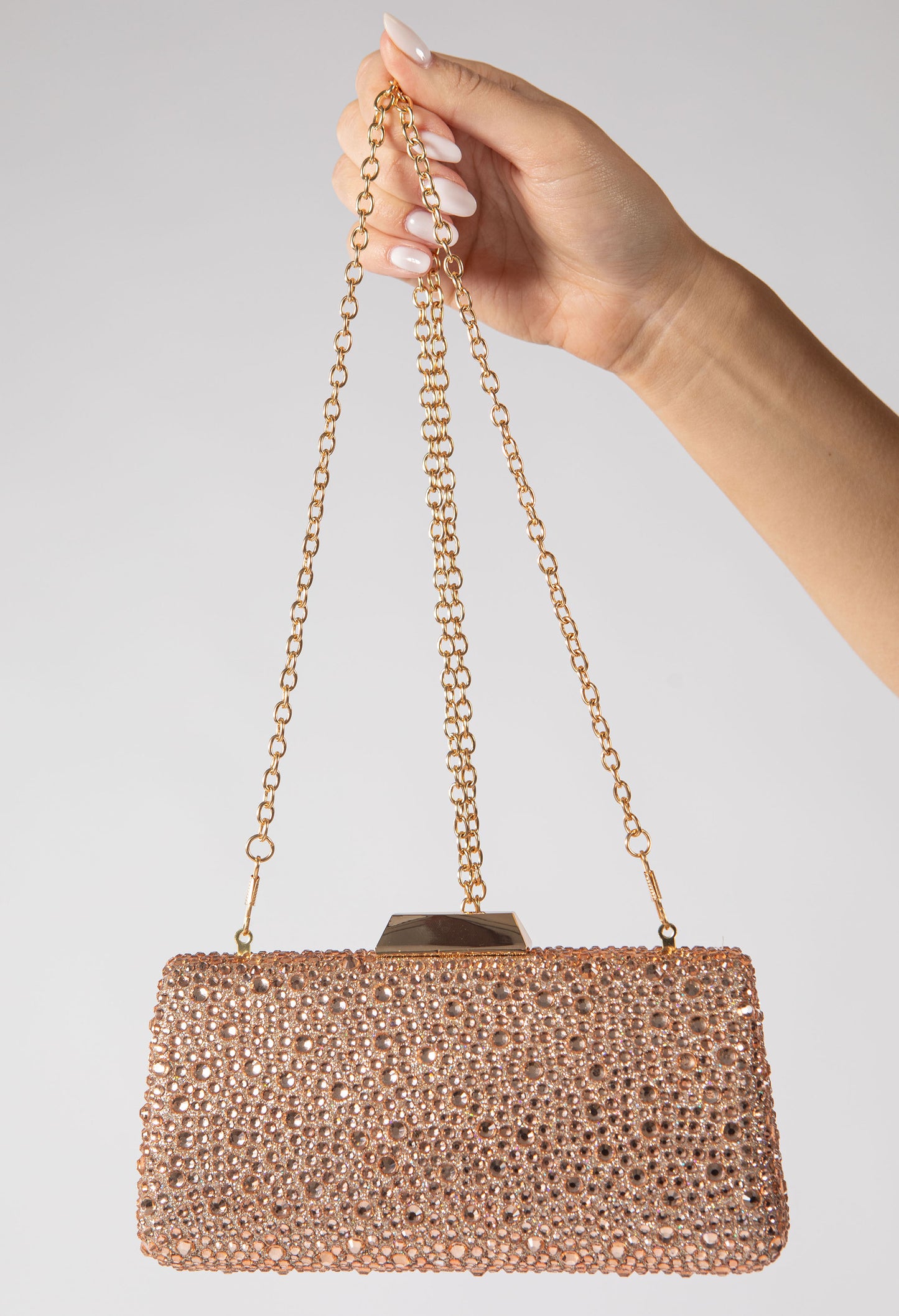 Water Drop Diamante Clutch