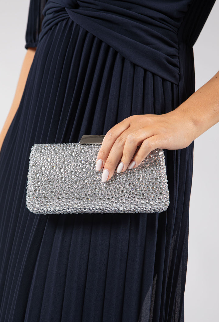 Water Drop Diamante Clutch