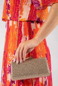 Water Drop Diamante Clutch