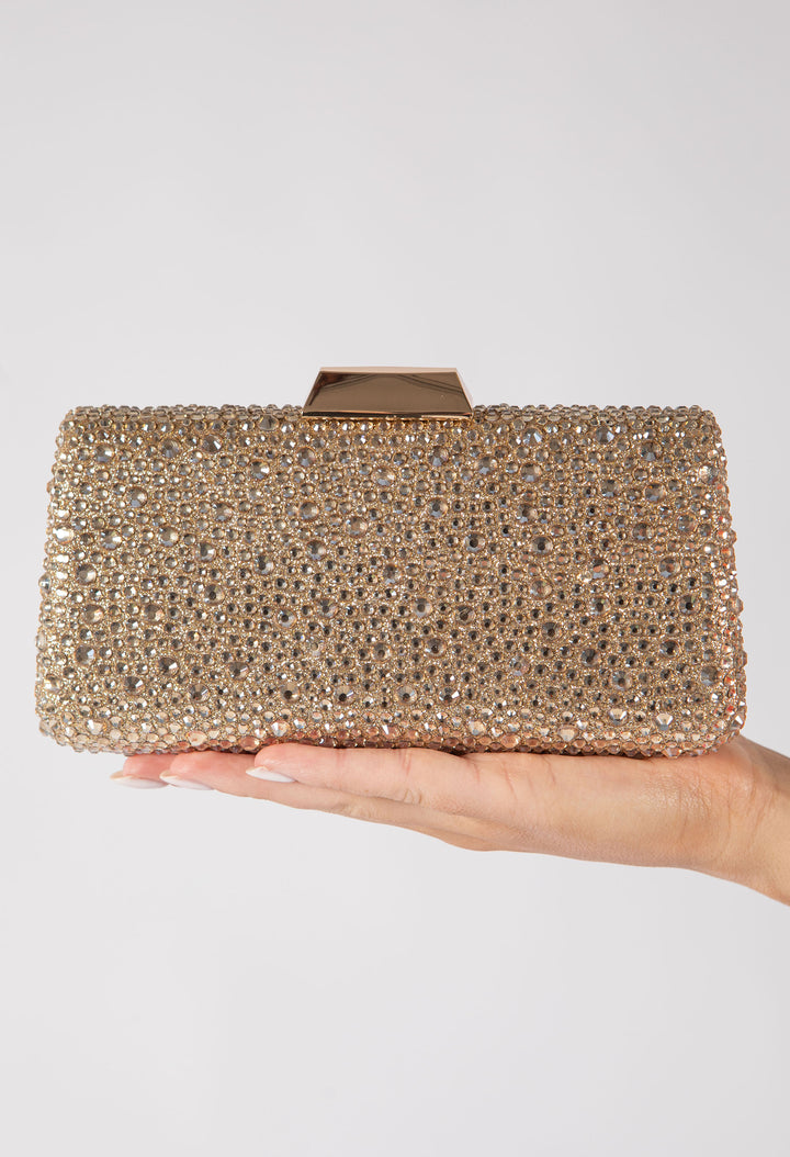 Water Drop Diamante Clutch
