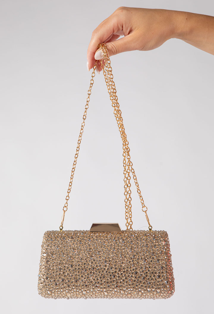 Water Drop Diamante Clutch