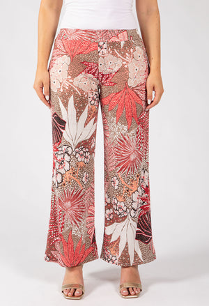 Adele Abstract Print Trousers