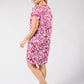 Isa Silky Touch Palm Print Dress