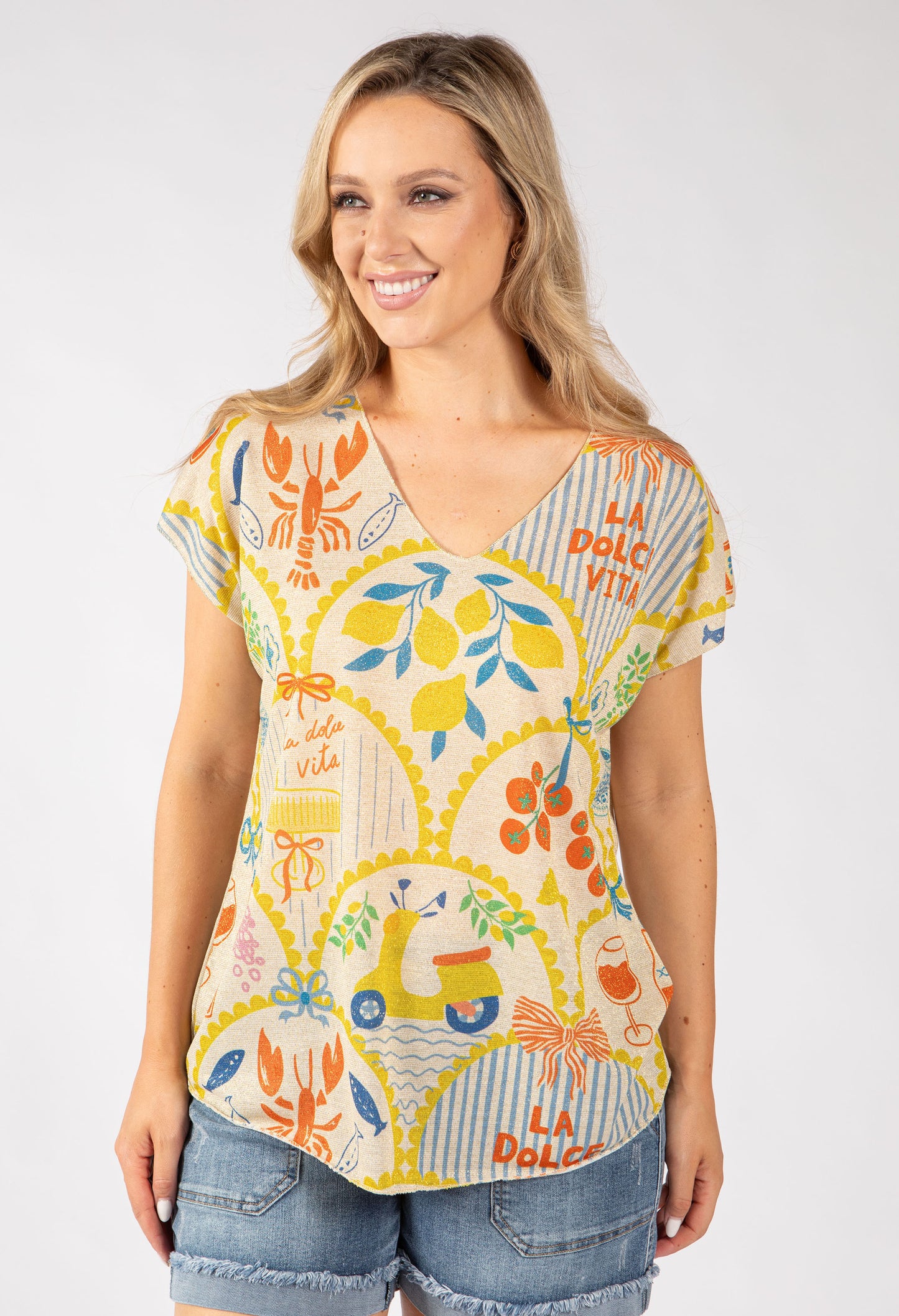 Dolce Vita Lurex Top