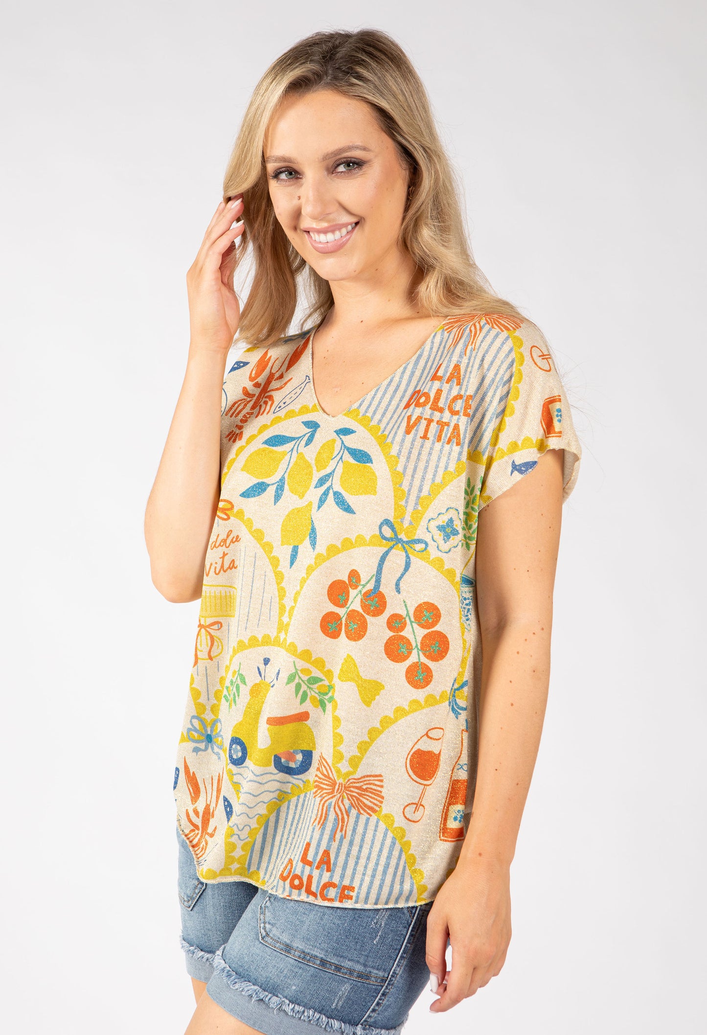 Dolce Vita Lurex Top