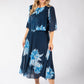 Blossom Plisse Pleated Pop Over Dress
