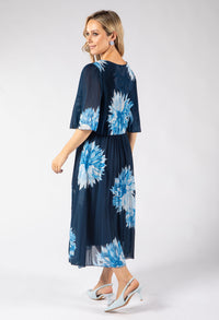 Blossom Plisse Pleated Pop Over Dress