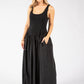 Ribbed Bodice Maxi Dress