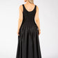 Ribbed Bodice Maxi Dress