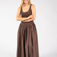 Ribbed Bodice Maxi Dress