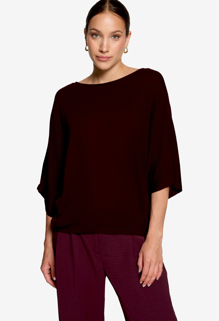 Batwing Sleeve Knit Jumper
