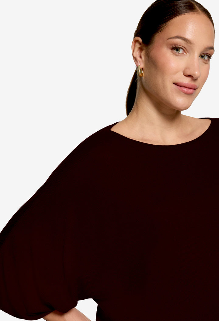 Batwing Sleeve Knit Jumper