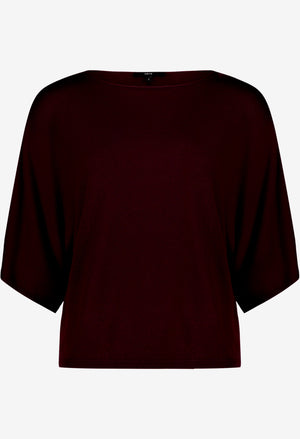 Batwing Sleeve Knit Jumper