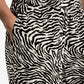 Wide Leg Zebra Trousers