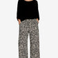Wide Leg Zebra Trousers