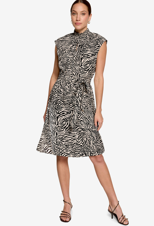 Zebra Print Short Dress