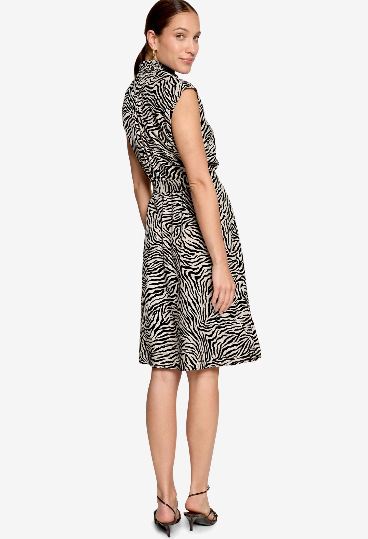 Zebra Print Short Dress