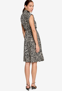 Zebra Print Short Dress