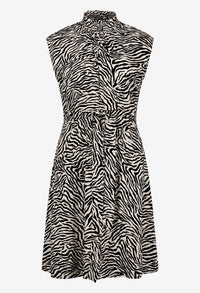 Zebra Print Short Dress