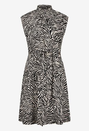 Zebra Print Short Dress