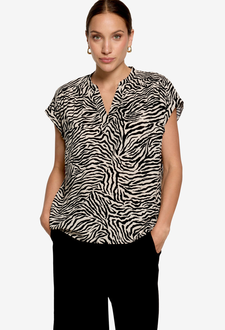 Zebra Print Top