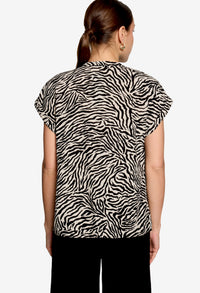 Zebra Print Top