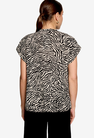 Zebra Print Top