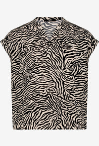Zebra Print Top
