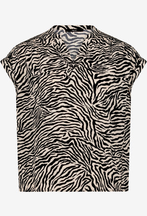 Zebra Print Top