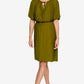 Belted Puff Sleeve Dress