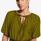 Belted Puff Sleeve Dress