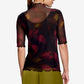 Floral Mesh Top