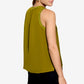 Satin Look Sleeveless Top
