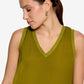 Satin Look Sleeveless Top