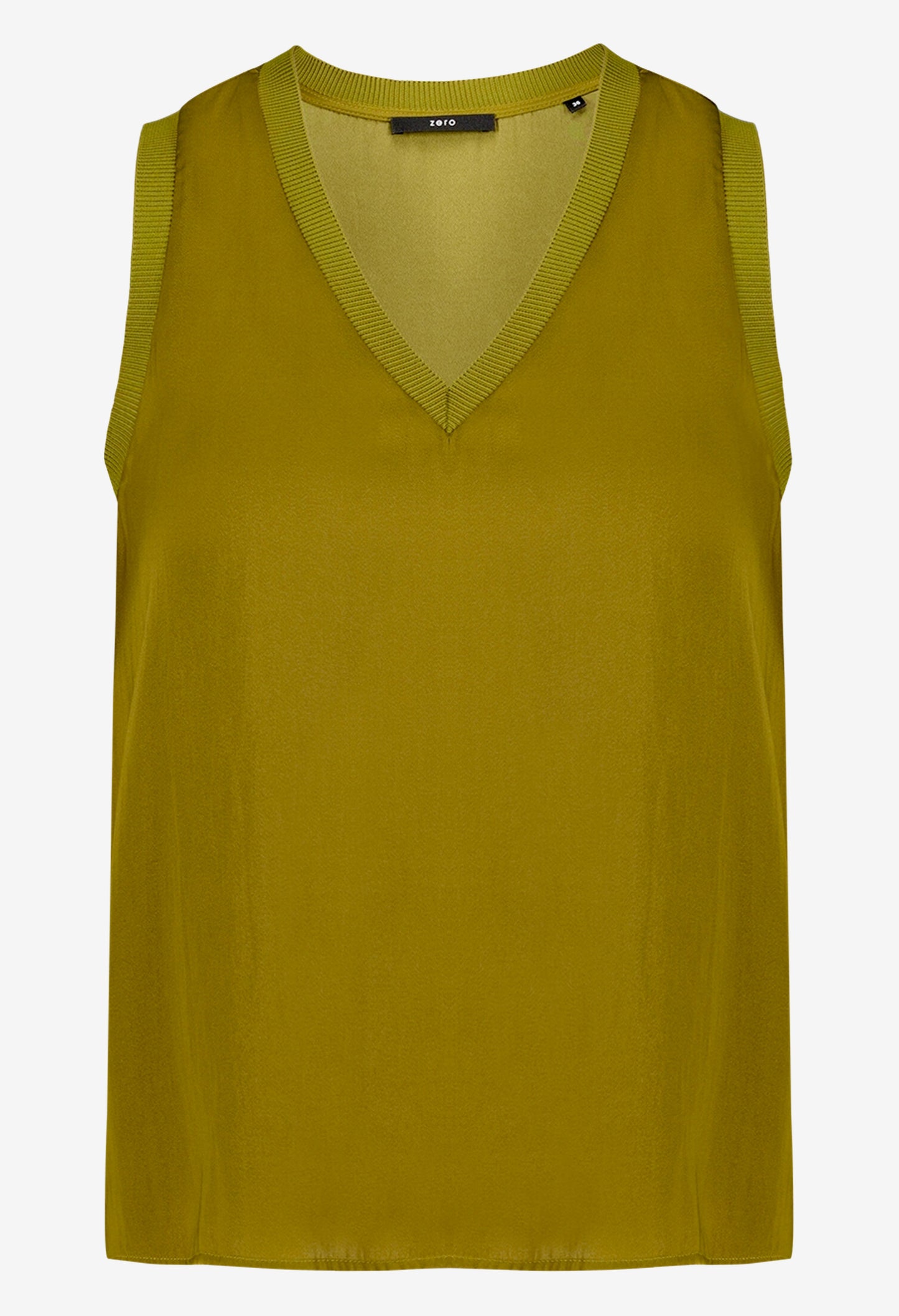 Satin Look Sleeveless Top