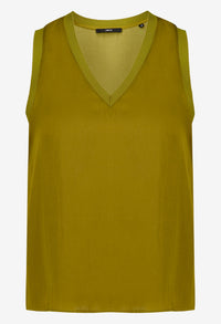Satin Look Sleeveless Top