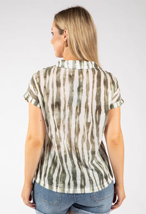 Limura Zebra Print Top