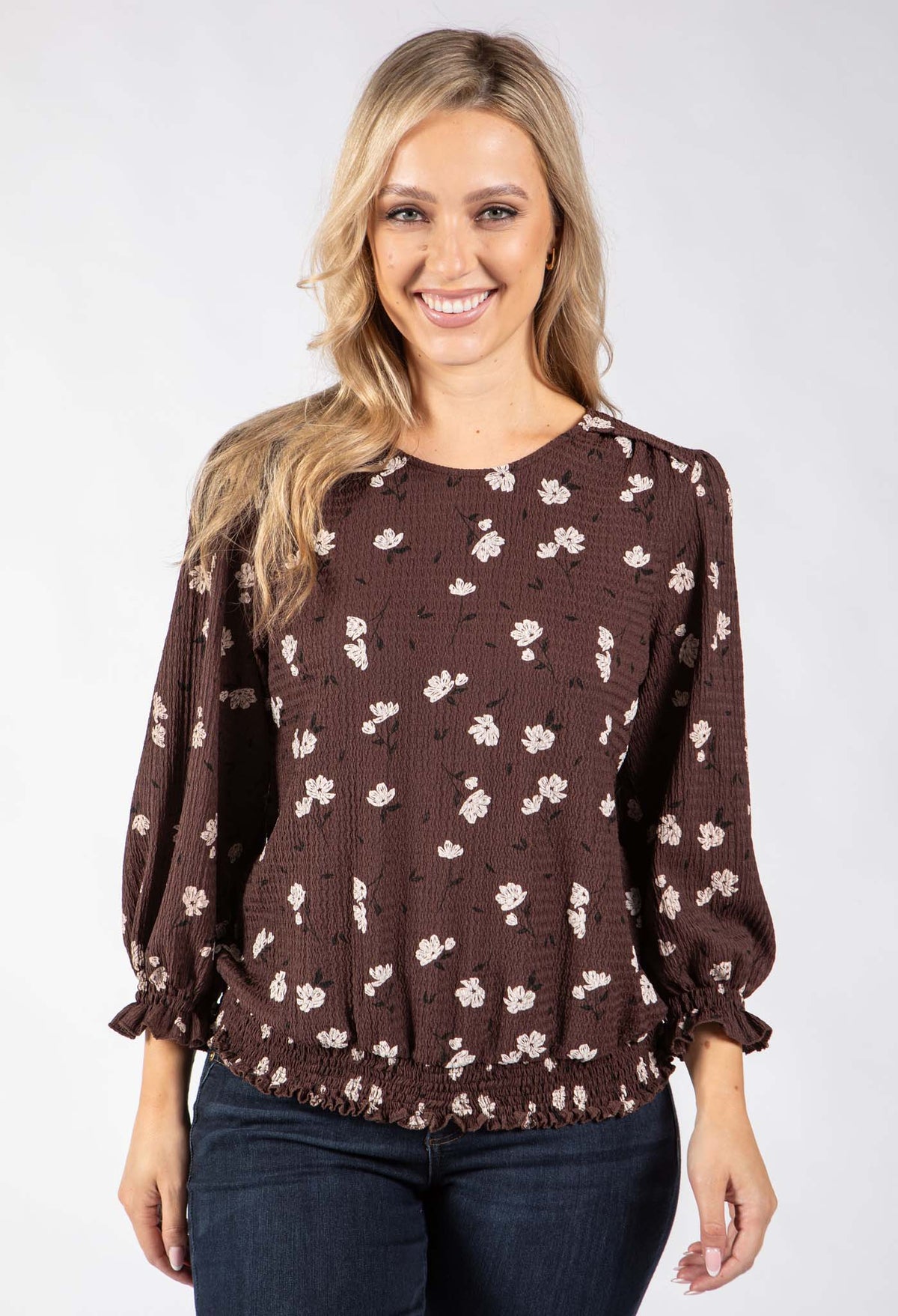 Tanael Floral Print Top