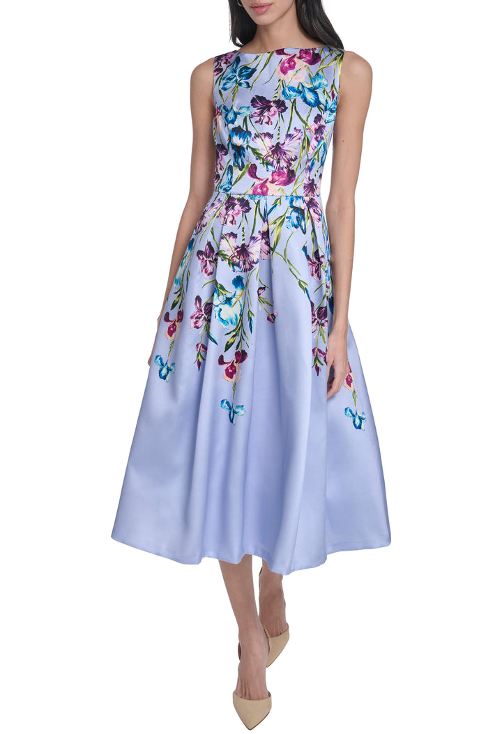 Floral Sleeveless Midi Dress