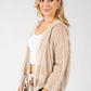 Open Front Mesh Hoodie