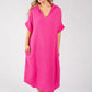 Linen Look Summer Dress