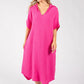 Linen Look Summer Dress