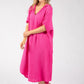 Linen Look Summer Dress